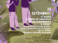 Cartaz da andaina saudable de setembro 