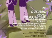 Participa na andaina saudable que percorre a sexta etapa do camiño de Santiago dende o Barbanza “A Orixe”