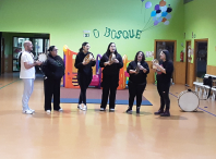 A Escola infantil municipal O Bosque celebrou en novembro o mes da música