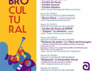 Cartaz coa programación de Novembro Cultural