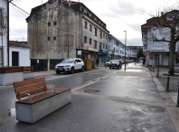 A nova améndoa central do núcleo urbano de Bertamiráns dálle prioridade ás persoas pero sen prohibir o tráfico rodado