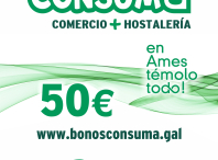 Cartaz da campaña Bonos Consuma