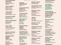 Cartaz da programación de Nadal