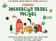 Cartaz do II Concurso de decoración veciñal