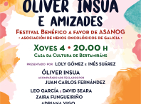 Cartaz do festival "Óliver Insua e amizades" Cartaz do festival "Óliver Insua e amizades"