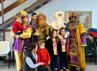 Os Reis Magos recibiron preto de 1200 nenos e nenas durante as recepcións da Gran Festa de Reis