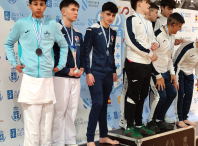 Seis alumnos da escola de karate Dokkodo participaron no Campionato Galego de Clubes