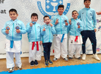 A escola de karate Dokkodo consegue sete medallas no Campionato Galego Infantil