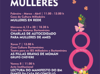 Ames conmemora este venres, 8 de marzo, o Día Internacional da Muller cun acto institucional na praza do Concello