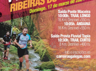 Cartaz da V Trail e Andaina Ribeiras do Tambre