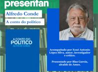 Alfredo Conde presenta o seu último libro “A conto do político” dentro do programa Encontros Literarios