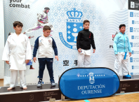 A escola de karate Dokkodo consegue sete medallas no Campionato Galego Infantil