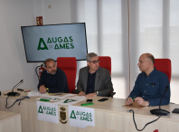 Imaxe da presentación da imaxe corporativa da EPEL Augas de Ames