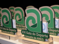 Nuria Rábano e Tariku Novales premiados como os deportistas máis destacados de Ames na XVI Gala do Deporte