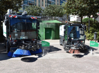 Preséntanse os novos vehículos de Urbaser para o servizo municipal de limpeza viaria