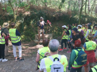 Máis de medio centenar de persoas participaron na andaina polo Mar de Ovellas organizada a pasada fin de semana