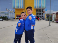 Dous deportistas da escola Dokkodo competiron no Campionato de España de karate infantil