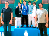 A escola de karate Dokkodo logra seis medallas na terceira xornada da Liga galega de karate