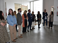 Chega ao Milladoiro a exposición do XVIII Certame de Arte Isaac Díaz Pardo