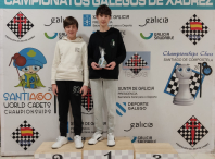O club Ames Xadrez consegue tres medallas no torneo provincial por equipos infantís