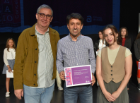 A Casa da Cultura do Milladoiro acolleu o acto de entrega de premios do XXI Certame Literario Concello de Ames