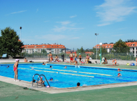 Imaxe de arquivo da piscina do Milladoiro Imaxe de arquivo da piscina do Milladoiro