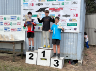 O amesán Alex García imponse na categoría elite do Gran premio Concello de Ames de supercross 2024