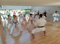 A escola de karate Dokkodo pechou o curso co evento “Karate en Familia”