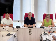 Imaxe da xuntanza mantida esta mañá