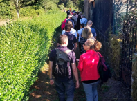 110 persoas participaron na ruta rosaliana “As Pegadas de Rosalía”