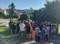 110 persoas participaron na ruta rosaliana “As Pegadas de Rosalía”