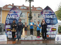 Jorge Puig Malvar e Eva Piñel Lorenzo gañan a proba absoluta 10K da XXIII Carreira Pedestre Popular do Concello de Ames
