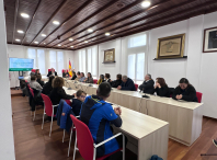 Recepción ás persoas que integran o coro de Pais Conservatorio de Música de Maia