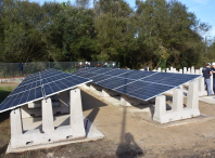 O alumnado do obradoiro de emprego Renova VI executou unha nova instalación de paneis solares fotovoltaicos na estación depuradora de Sisalde