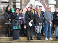 O Concello de Ames lembra ás vítimas de violencia de xénero no acto institucional polo 25N