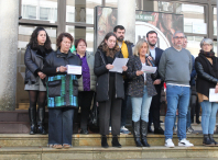 O Concello de Ames lembra ás vítimas de violencia de xénero no acto institucional polo 25N