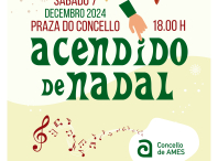 Ames acende o Nadal este sábado 7 de decembro