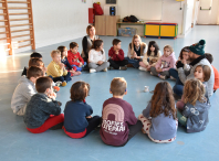Máis de 100 cativos e cativas de Ames participan no programa municipal de conciliación Nadal Lúdico 2024