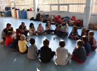 Máis de 100 cativos e cativas de Ames participan no programa municipal de conciliación Nadal Lúdico 2024
