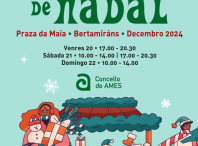 O Concello de Ames pon en marcha un Mercado de Nadal para os días 20, 21 e 22 de decembro