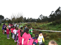 Máis de 2.000 escolares participaron en Ames na fase comarcal do Campionato de Cros Xogade