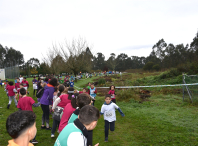 Máis de 2.000 escolares participaron en Ames na fase comarcal do Campionato de Cros Xogade