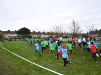Máis de 2.000 escolares participaron en Ames na fase comarcal do Campionato de Cros Xogade