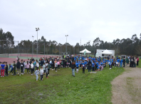 Máis de 2.000 escolares participaron en Ames na fase comarcal do Campionato de Cros Xogade