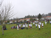 Máis de 2.000 escolares participaron en Ames na fase comarcal do Campionato de Cros Xogade