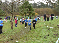 Máis de 2.000 escolares participaron en Ames na fase comarcal do Campionato de Cros Xogade