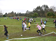Máis de 2.000 escolares participaron en Ames na fase comarcal do Campionato de Cros Xogade