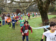 Máis de 2.000 escolares participaron en Ames na fase comarcal do Campionato de Cros Xogade
