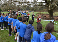 Máis de 2.000 escolares participaron en Ames na fase comarcal do Campionato de Cros Xogade