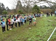 Máis de 2.000 escolares participaron en Ames na fase comarcal do Campionato de Cros Xogade